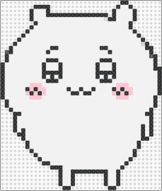 chiikawa - white,pink