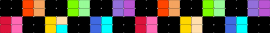 rainbow blocks - black,red,pink,light blue