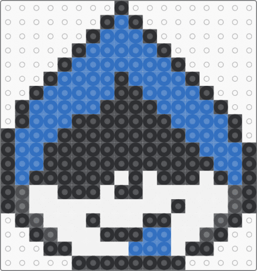 Lancer Head - blue,deltarune,lancer,splat,toby fox,silly,spade