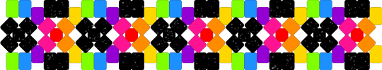 Rainbow Loops X Base - orange,light blue,pink,colorful