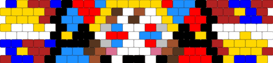 Silly Lil’ Pomni Peyote - yellow,red,light blue