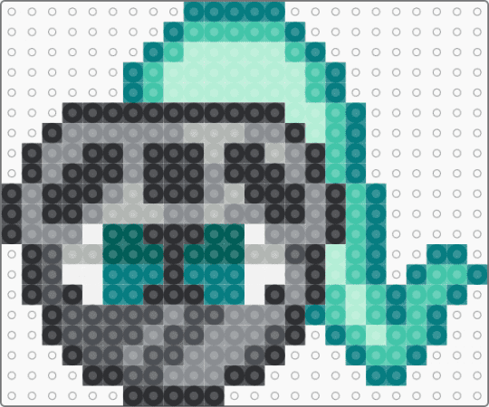 Soulvester Perler - gray,teal