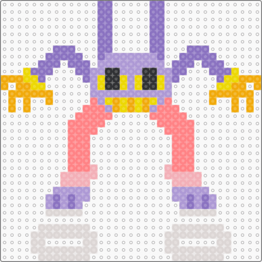 Jax Stance but it’s a Standee! - blue,pink,red,beige