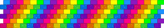 Rainbow Stripe Peyote ALT - colorful, pink, yellow
