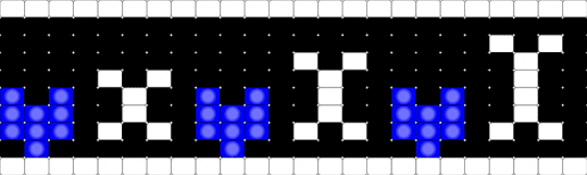 “You’re Blue Now!” Ladder Stitch - white,purple,undertale,sans,papyrus,blue,bones