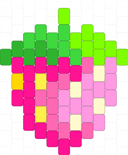 STRERWBREBRY - pink,green