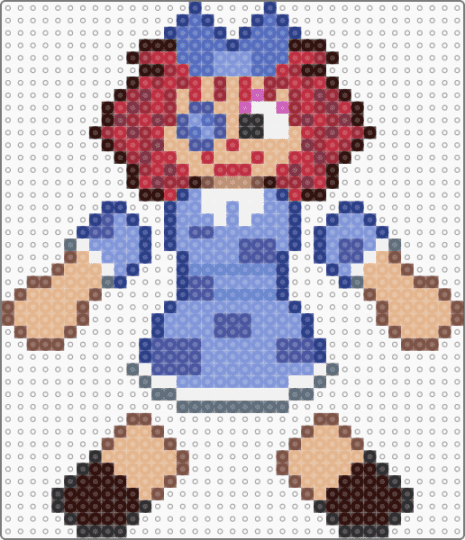 Ragatha Ragdoll - brown,light blue,colorful