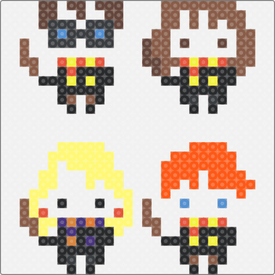 Harry - white,tan,yellow,orange