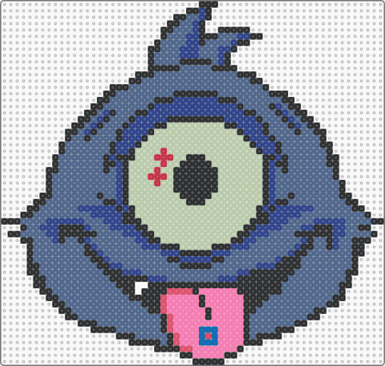 Cyclops Head Remix - blue,beige