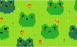 Frogs - green