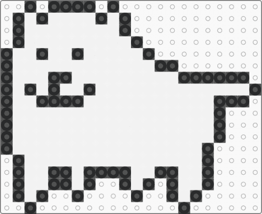 Annoying dog - black, white