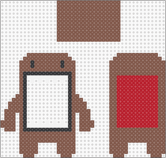 Domo-kun frame - tan