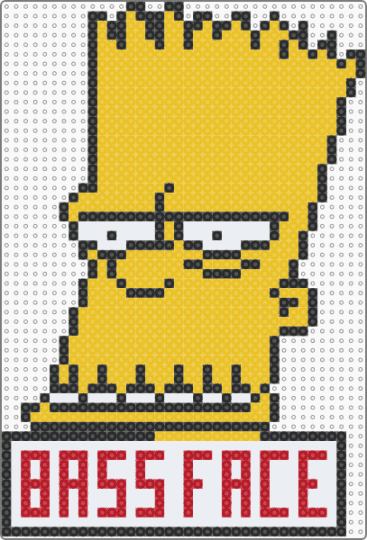 BASS FACE BART - tv show,cartoon,music,edm,yellow,the simpsons,bart simpson,bass face,festival,rave,dubstep