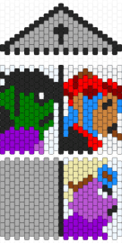 DARE gorillaz - beige, gorillaz, purple