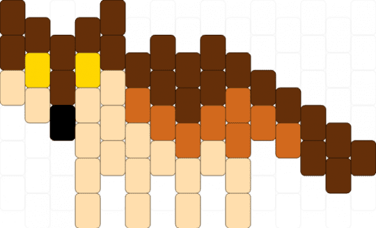 Coyote charm - brown,beige