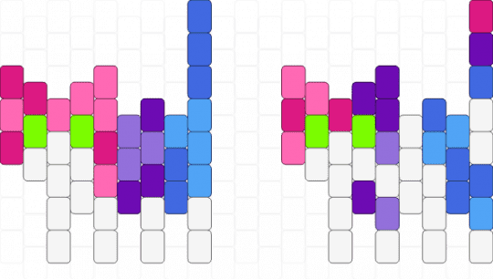 Bi pride cats - pink,purple,blue