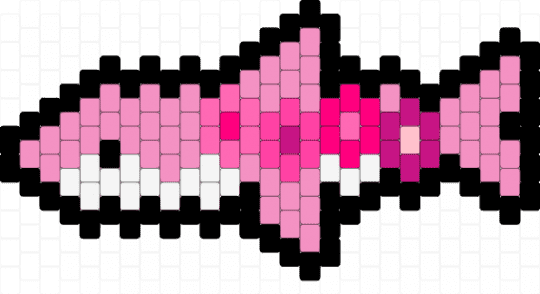 Pink flower shark2 - pink