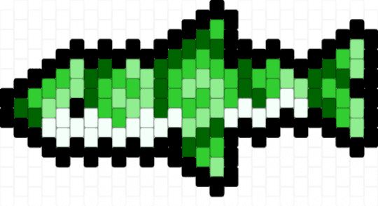Green swirl shark 2 - green, teal