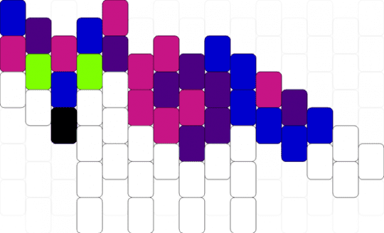 Bi pride wolf - purple,pink
