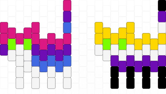 Pride cats - pink,purple,yellow