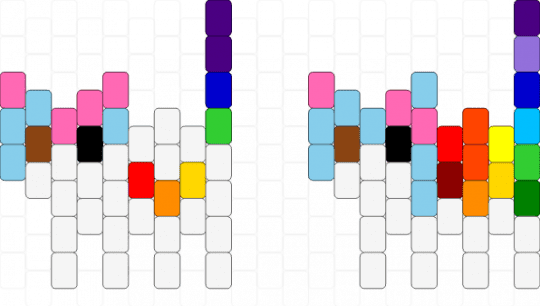 Progress pride cats!!!!!!!! - white,light blue,red,colorful