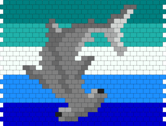Gay pride hammerhead shark - teal,gray,light blue,purple
