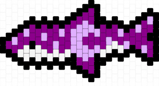purple moon shark - pink