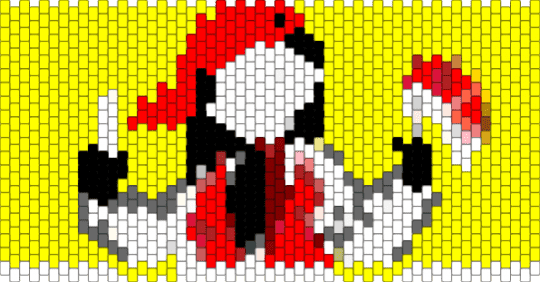 butcher vanity - yellow,red