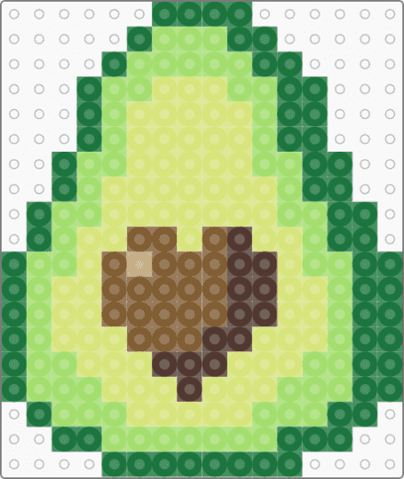 Heart Avacado - fruit,heart,plant,healthy,food,love,green,yellow,avacado,brown,cute