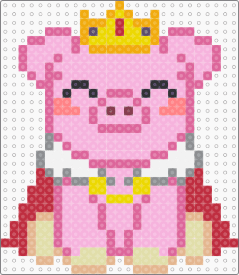 Technoblade - pink,youtuber,minecraft,pig,crown,techno,piggy