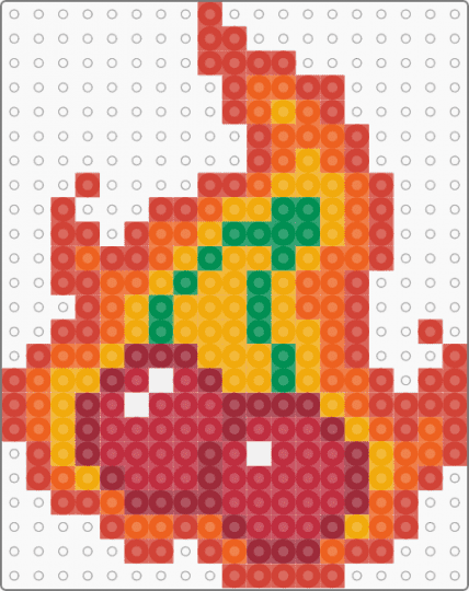 Flaming Cherries - red,orange,cherry,fire,fruit,food,flame
