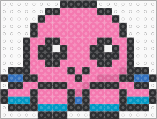 Happy Octopus - marine life,kawaii,animal,pink,jellyfish,cute,ocean,joyful,smile