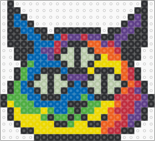 Trippy Kitty - psychedelic,colorful,animal,black,green,purple,kitty,trippy,cat,rainbow