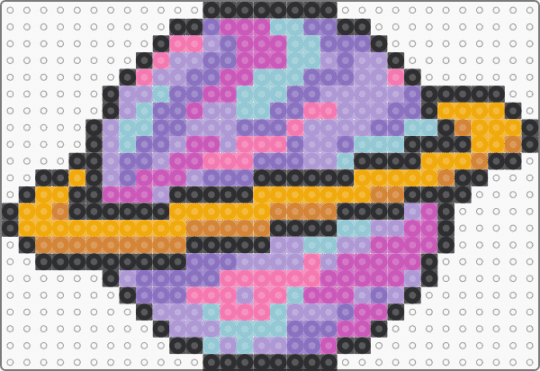 Candy Planet - planet,saturn,scifi,colorful,pink,space,trippy,solar system,gradient