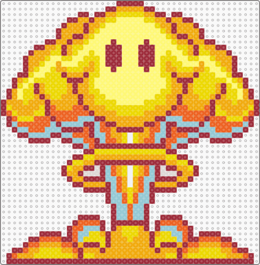 Happy Nuke - explosion,nuke,yellow,orange,red,bomb,mushroom cloud,smile,boom,nuclear,atomic