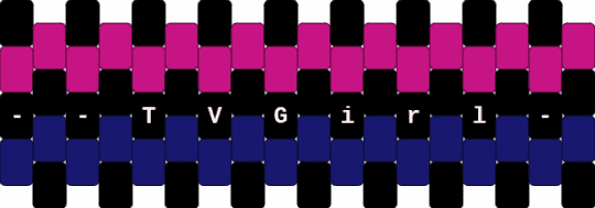bad TV girl cuff lol - pink,purple