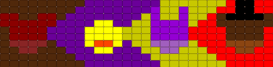 fnaf spinner ladder base (2) - red,purple,brown,yellow