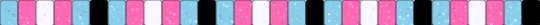 Sparkly trans single - pink,light blue