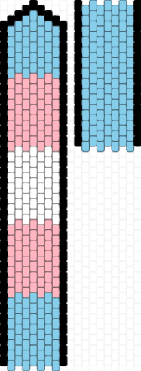 Trans tie - light blue,pink,lgbtq,trans