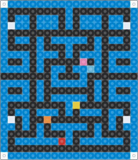 mini pac-man - black,blue