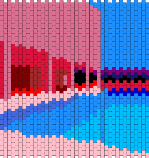 Liminal Neon Building - pink,light blue,backrooms,neon,building,liminal,pool,backroom