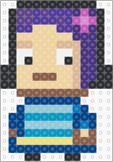 Lily Kindergarten 1 Sprite - beige,purple,blue,light blue,lily,billy,kindergarten,kindergarten 1,kindergarten 2,kindergarten 3,applegate,buggs