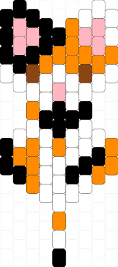 Calico Cat - white,orange