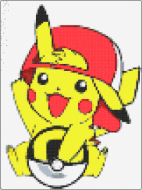 Pikachu and pokeball - 