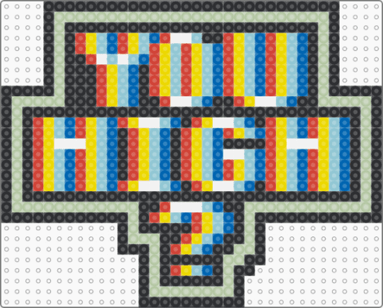 You High? Glitched Letters - beige,red,light blue,high,party,sign,weed,drugs