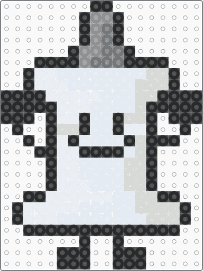 Pin IDFB - white