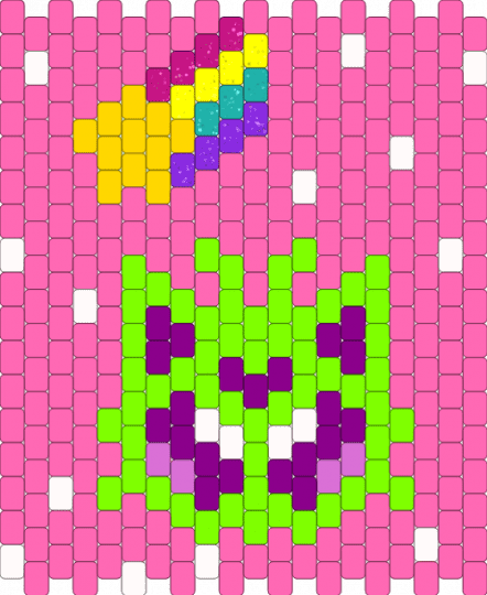 Ailen cat pannel - pink,cat,ailen cat,space,space cat
