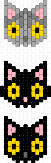 more cats - black,yellow,beige,cat,cats