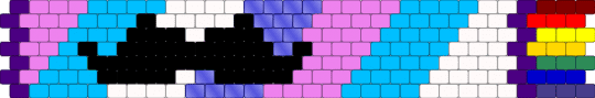 mustache :P - purple,pink,light blue