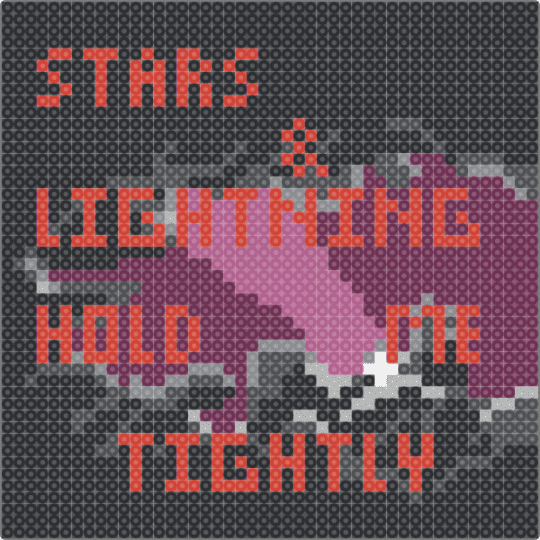 stars and lightning hold me tightly, Cavetown - Self Titled Album - black, cavetown, gray, pink, red